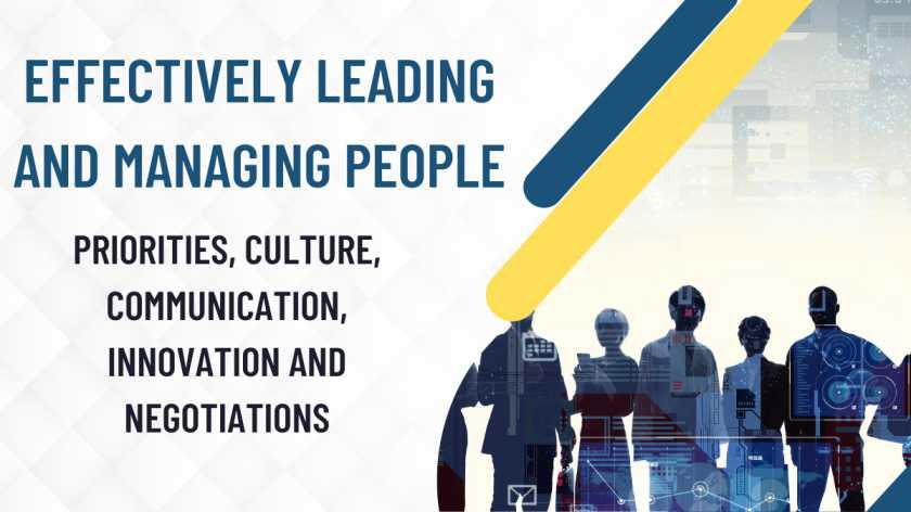 Effectively Leading and Managing People