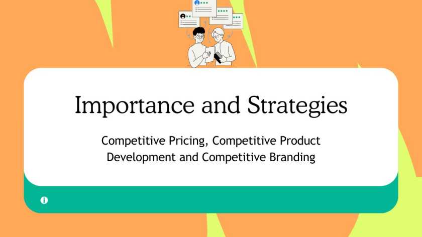 Competitive Pricing