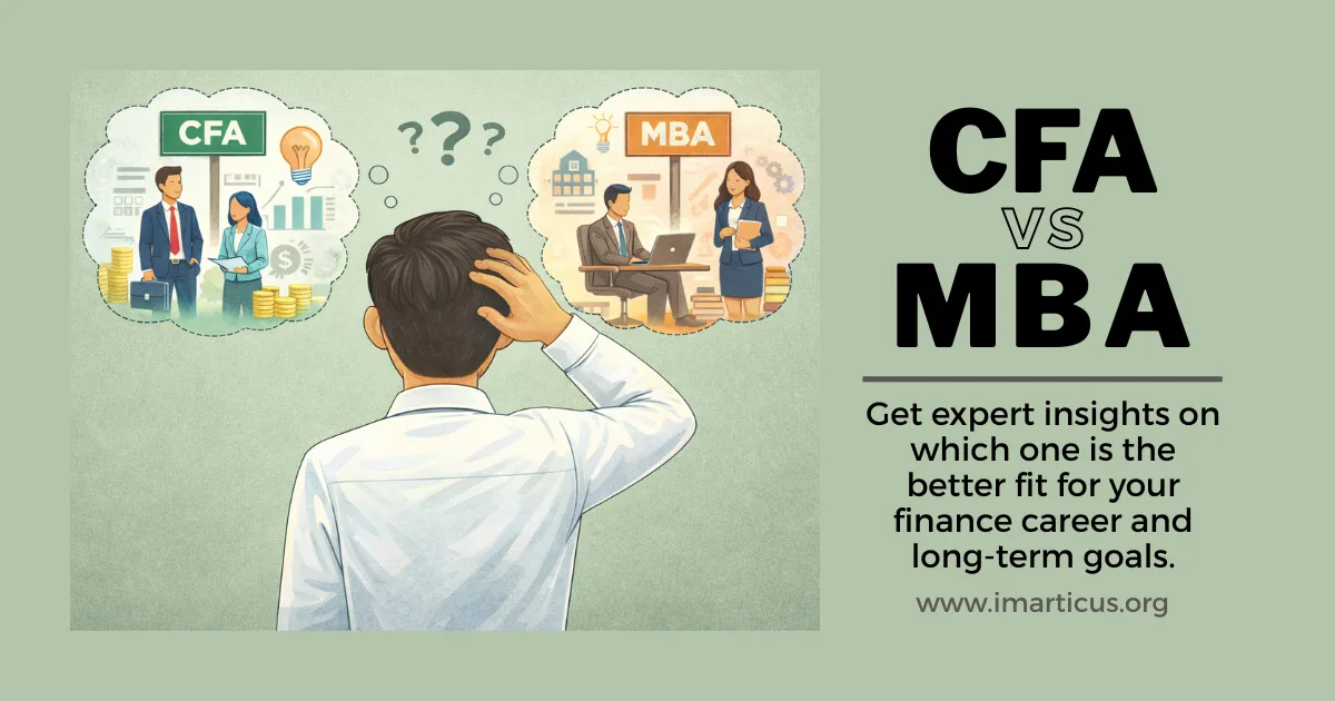 CFA vs MBA: Which One Is Actually Worth It