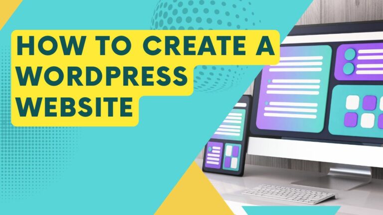 how to create a wordpress website