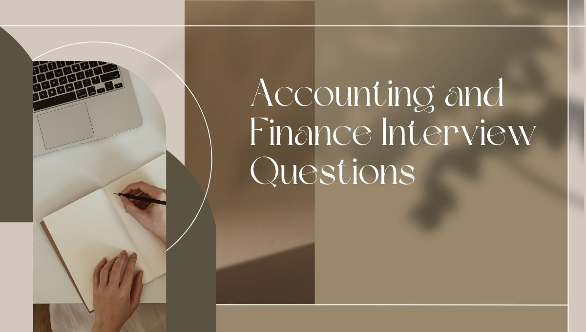 accounting and finance interview questions