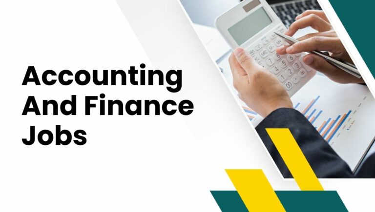accounting and finance jobs