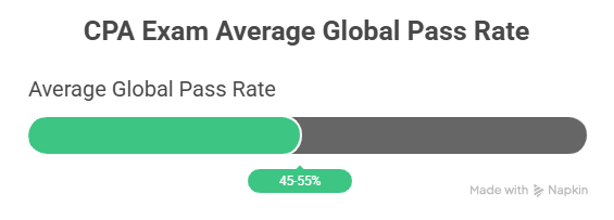 CPA Exam Average Global Pass Rate