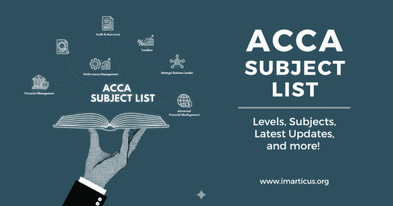 ACCA Subject List