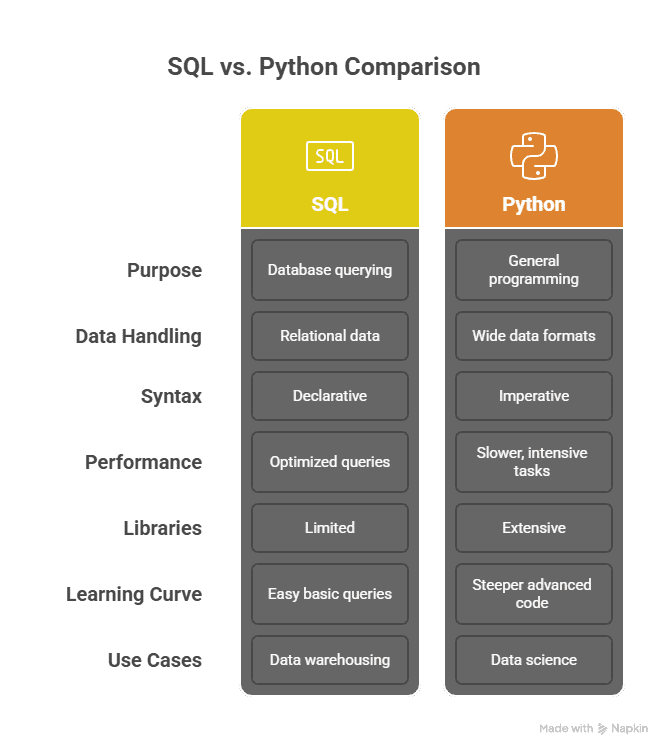 SQL vs Python