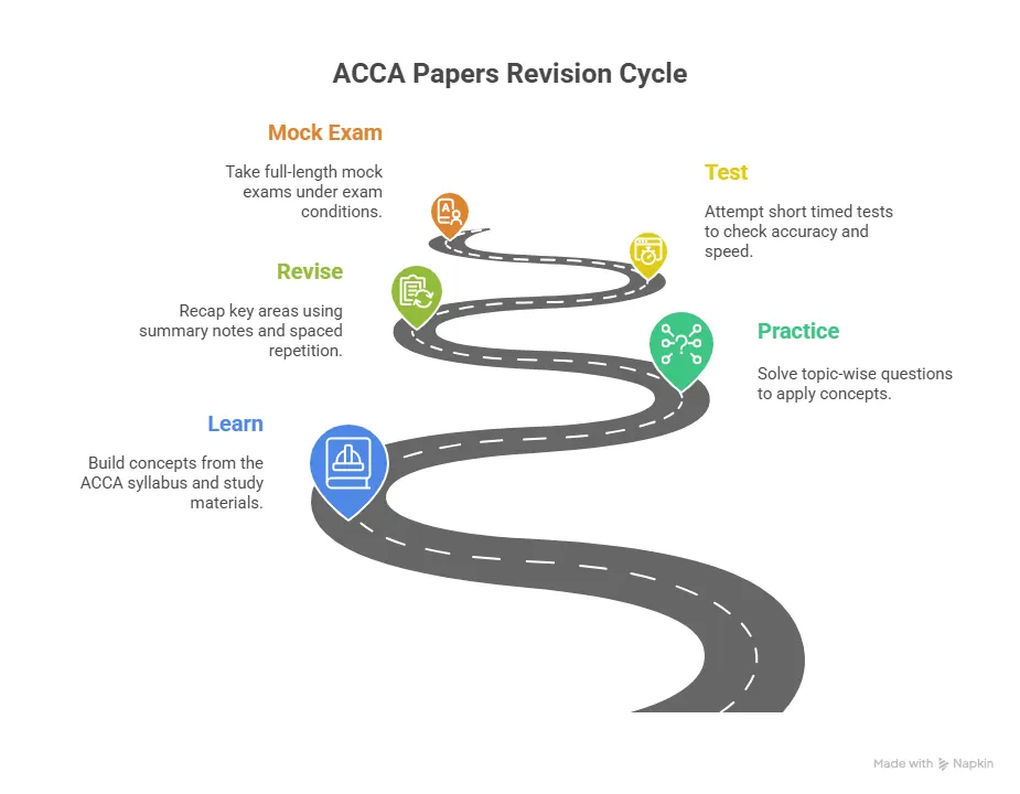 ACCA Papers Revisiion Cycle