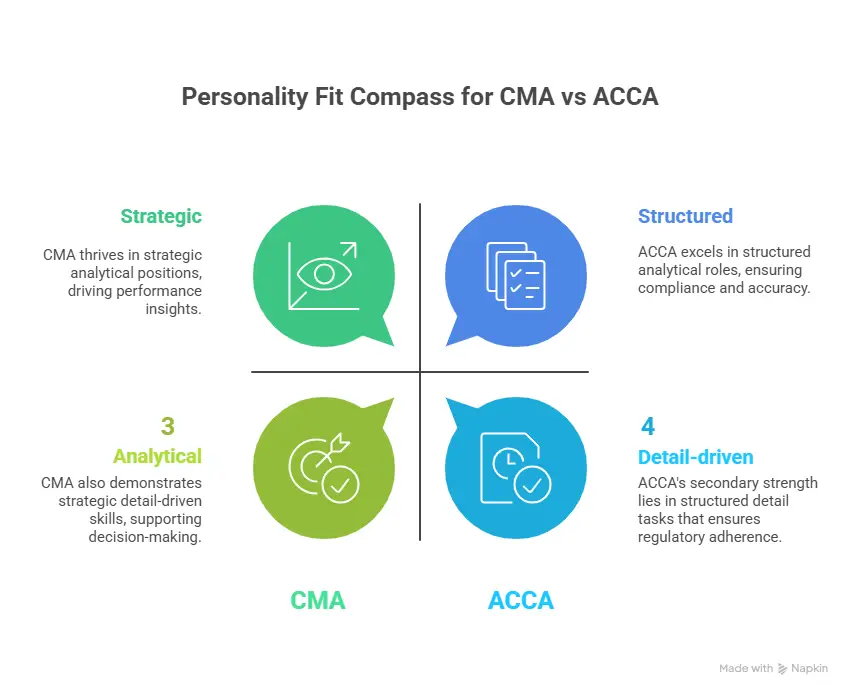 Personality Fit Compass for CMA vs ACCA