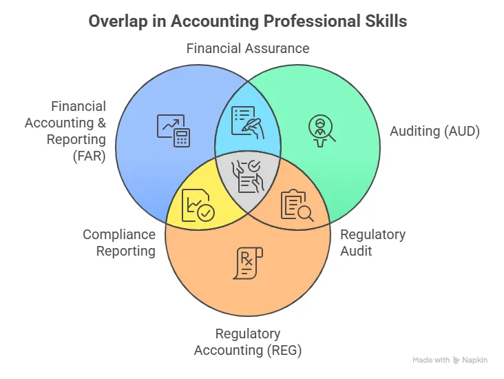 Overlap in Accounting Professional Skills