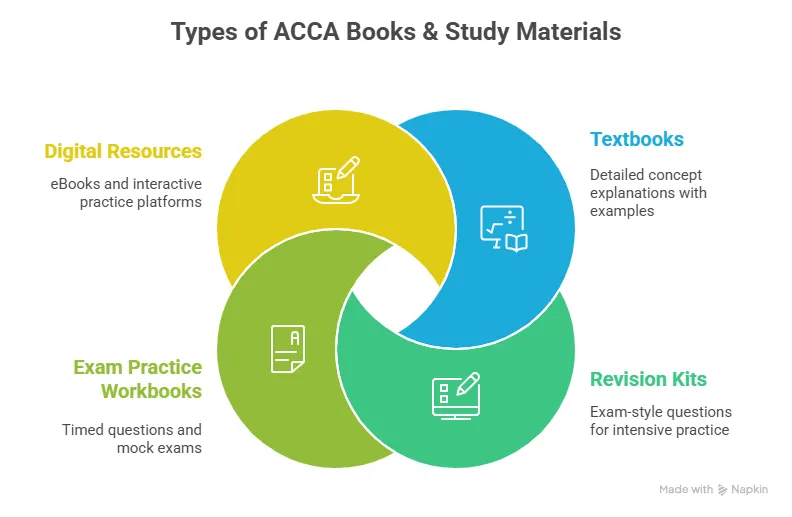 Types of ACCA Books & Study Material