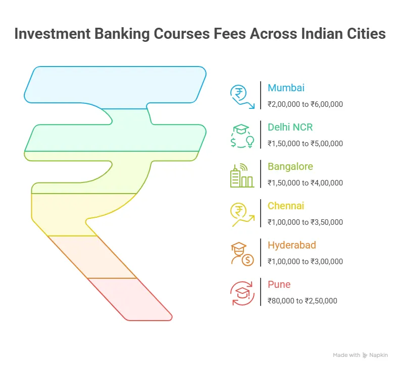 Investment Banking Courses Fees Across Indian Cities