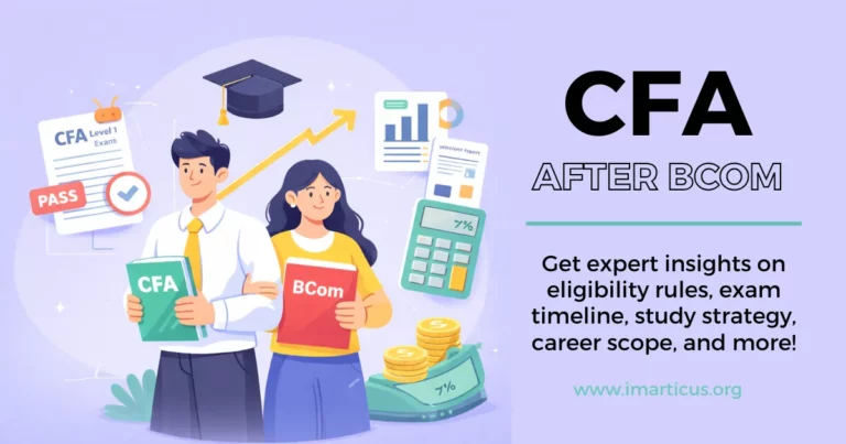 CFA After BCom