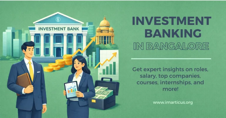 investment banking in bangalore