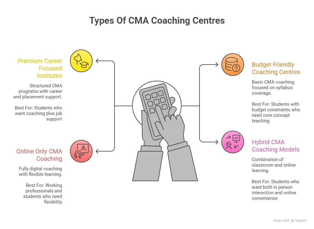 various cma coaching centres available
