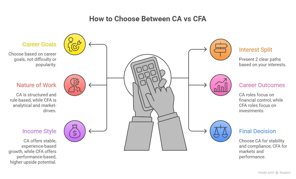 decision factors for ca vs cfa