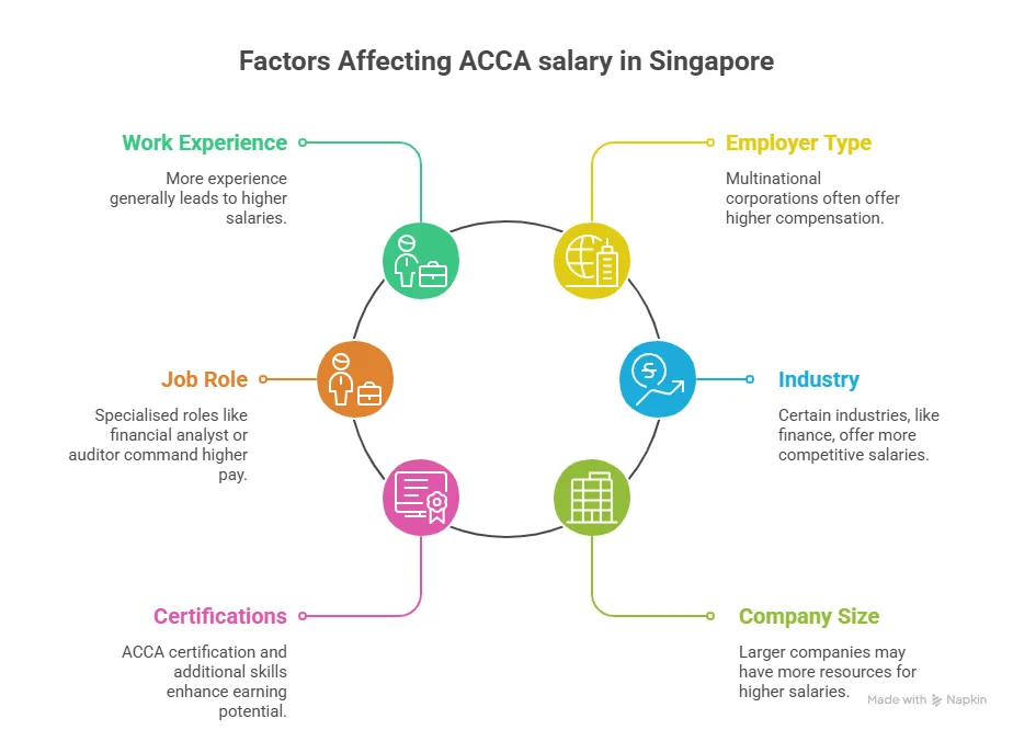 factors that affect ACCA salary in Singapore