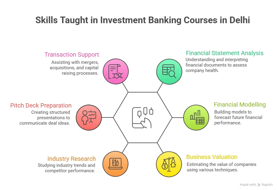 skills learnt in investment banking in delhi