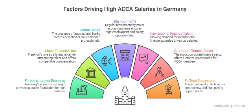 factors for high acca salary in germany