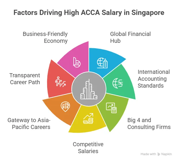 factors for high ACCA salary in Singapore