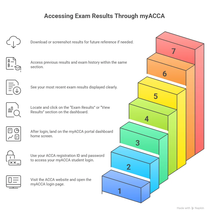 how to check results using myacca