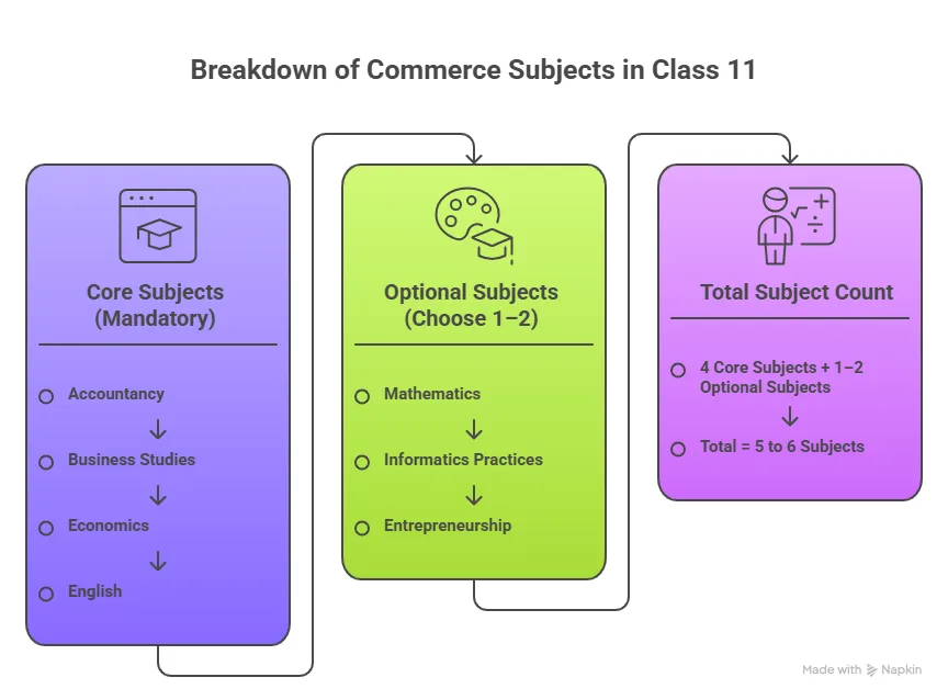overview of commerce subjects in class 11