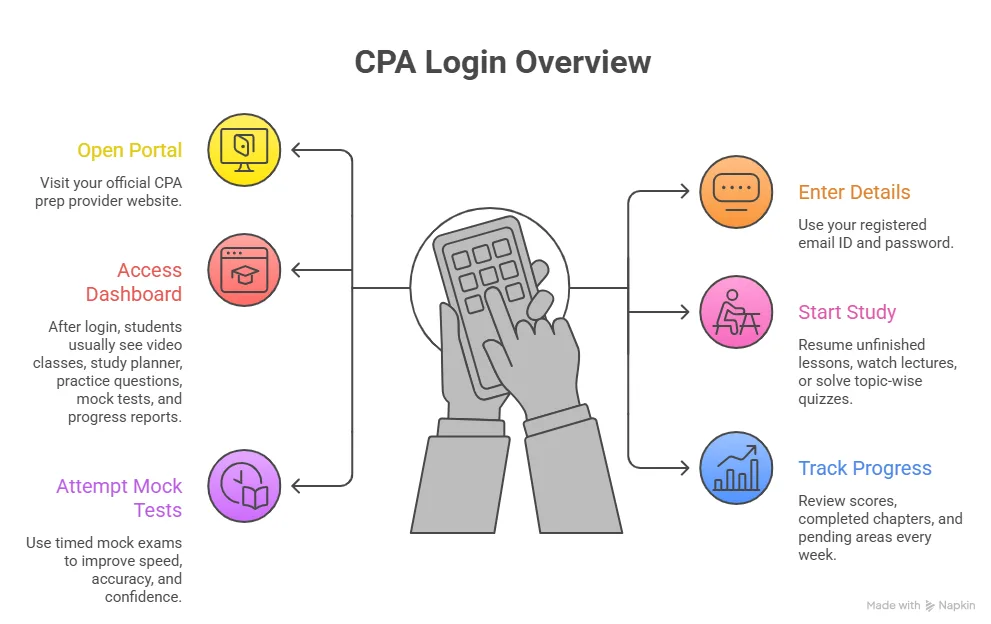 common cpa login steps