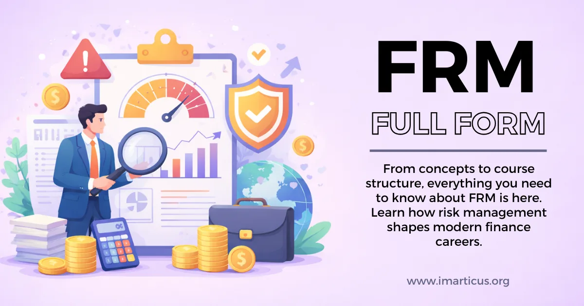 What Does FRM Full Form Mean In Banking And Finance Careers