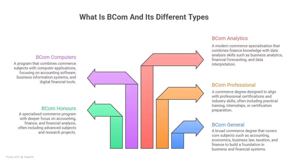 different types of what is bcom