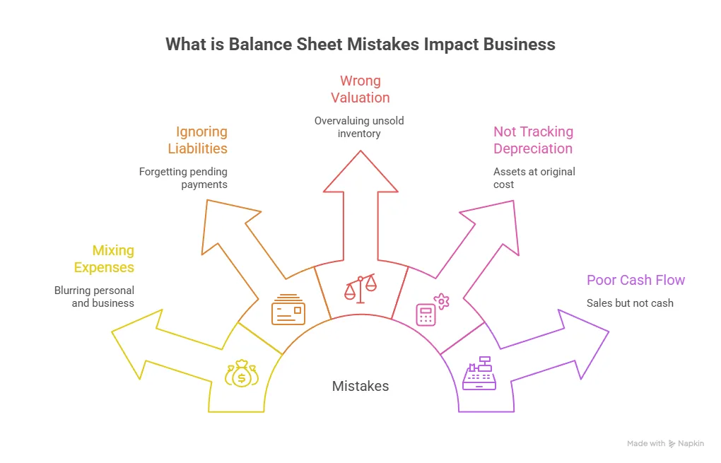 what is balance sheet common mistakes